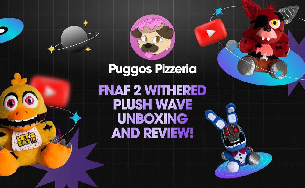 Puggos Pizzeria – FNAF 2 WITHERED PLUSH WAVE UNBOXING AND REVIEW! – 2023 FNaF Funko Unboxing Review – FNAF reviews