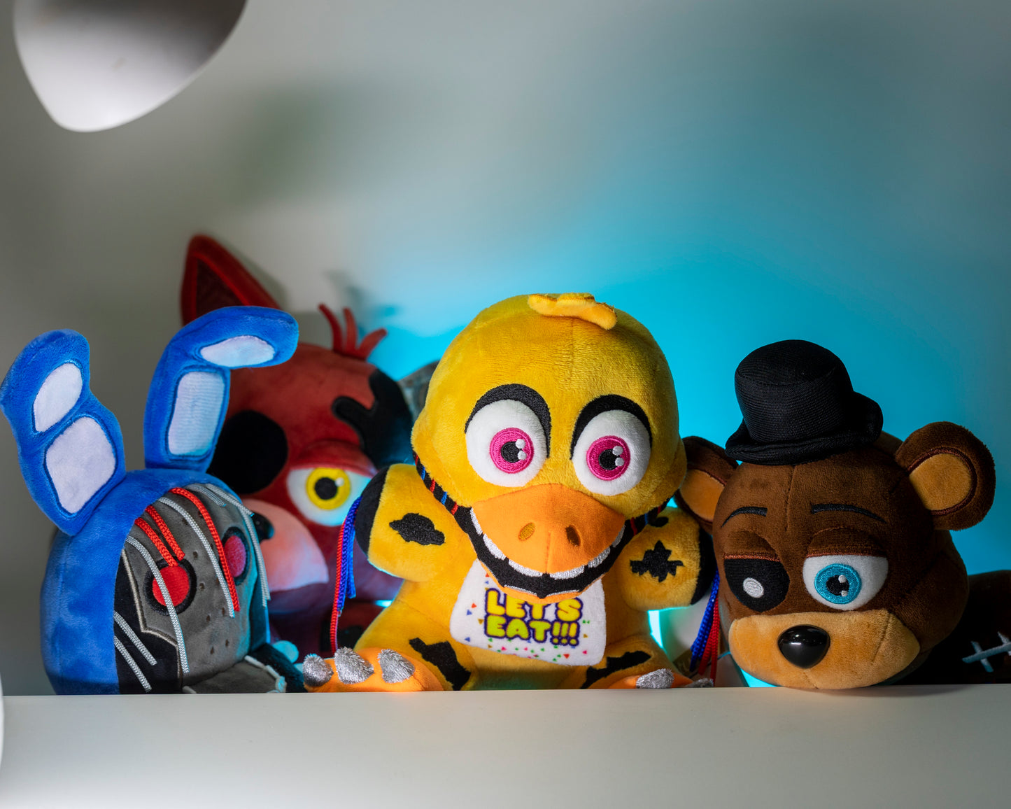 Combo Withered Plush Wave 1 - Foxy, Bonnie, Chica, Freddy - Worldwide Shipping